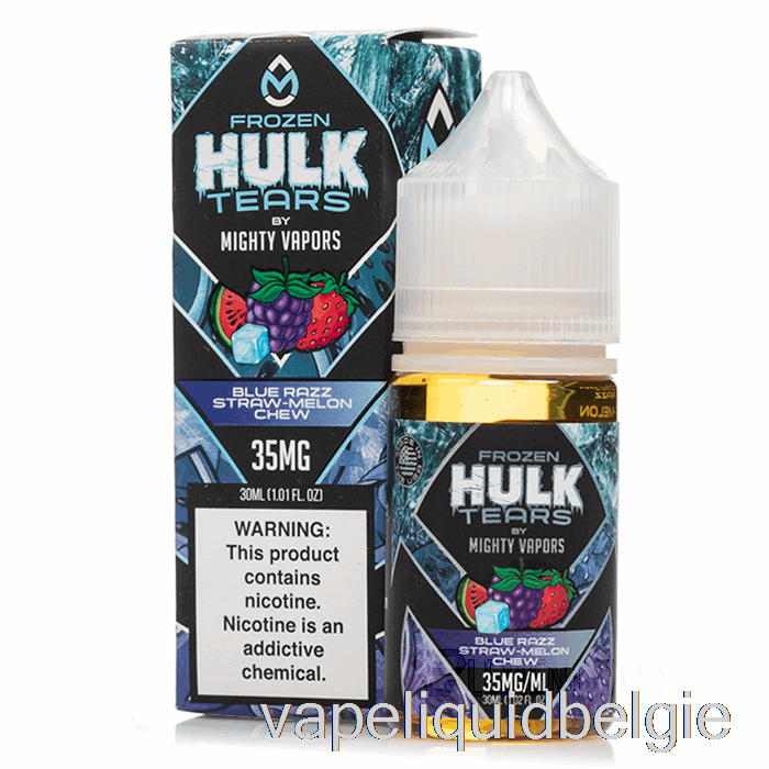 Vape Smaken Bevroren Blauwe Razz Stromeloen Kauwen - Hulk Tranenzouten - 30 Ml 50 Mg